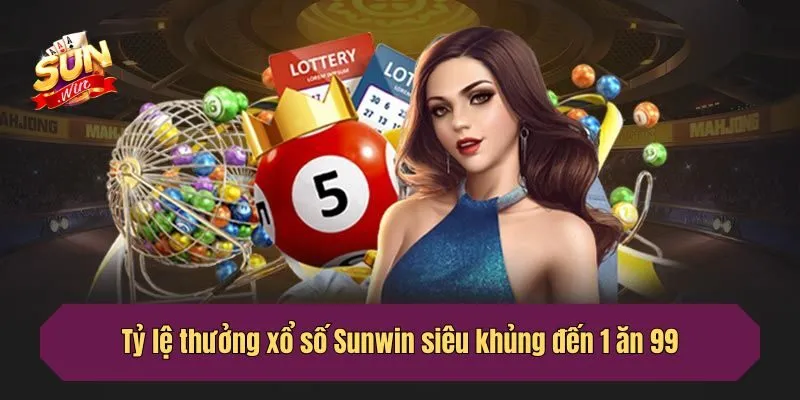 Tỷ lệ thưởng xổ số siêu khủng đến 1 ăn 99